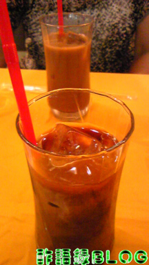 〆はアイスコーヒーで